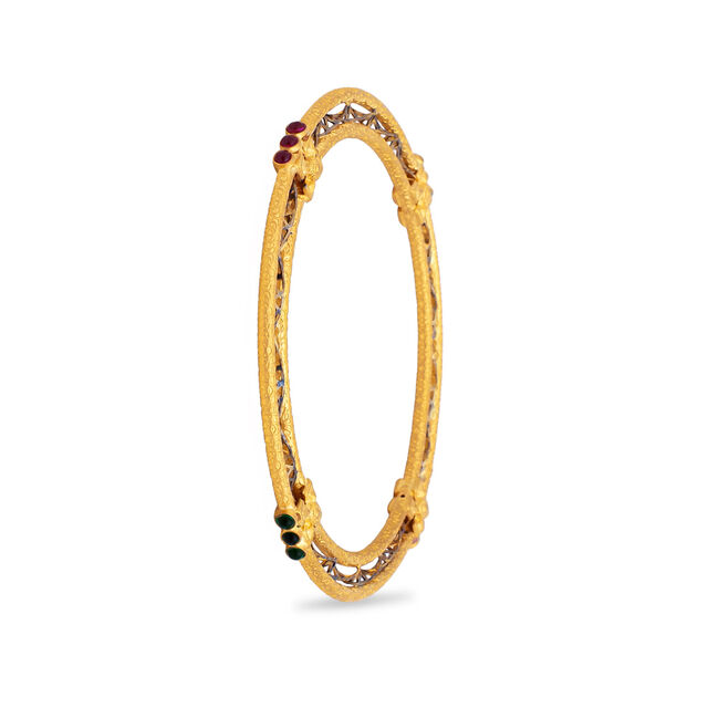 Ethereal Tide Gold Bangle,,hi-res 2