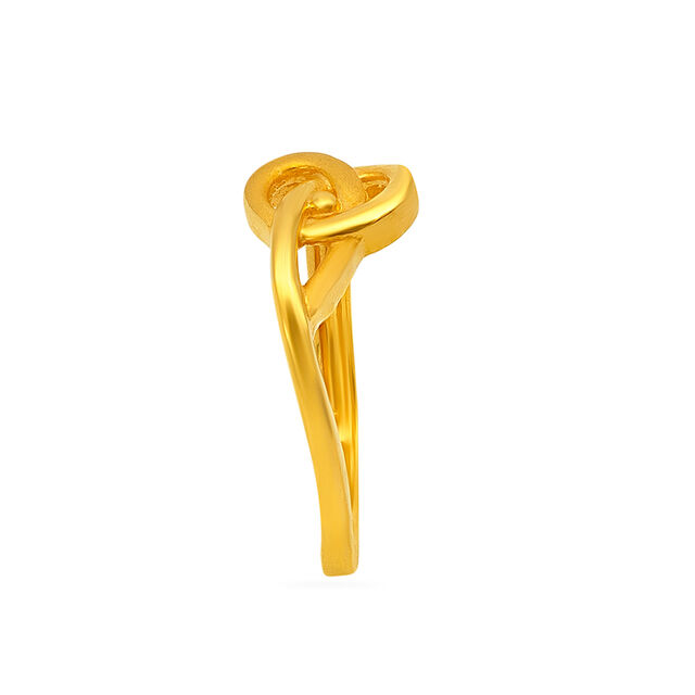 Tanishq 22KT  Gold Finger Ring  for Women