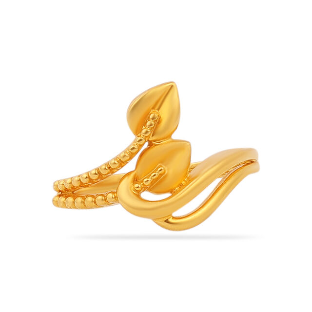 Tanishq 22 KT Gold Finger Ring for Women