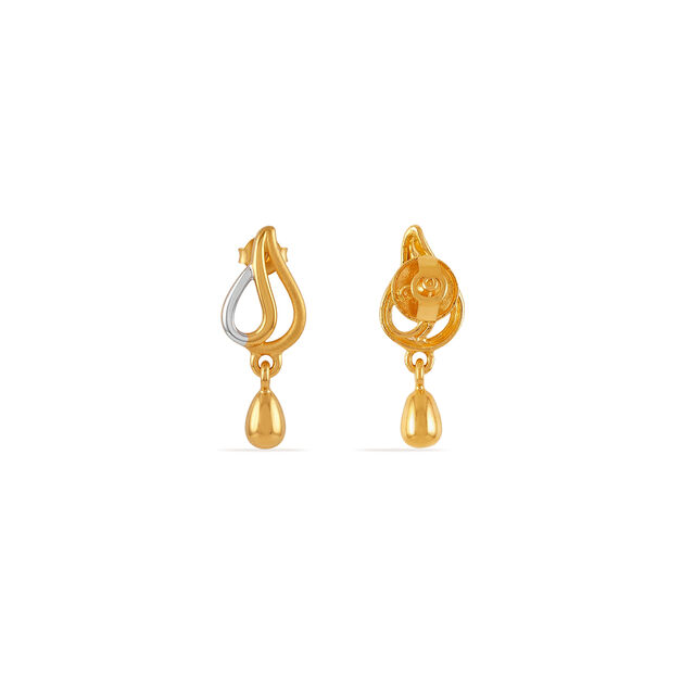 Tanishq 22KT Gold Earrings 3