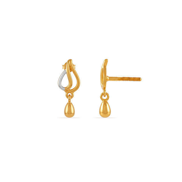 Tanishq 22KT Gold Earrings 4