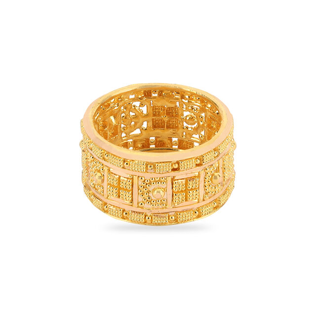 Tanishq 22 Karat Gold Finger Ring for Women 2