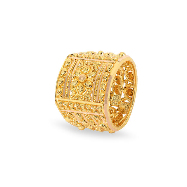 Tanishq 22KT Gold Finger Ring for Women