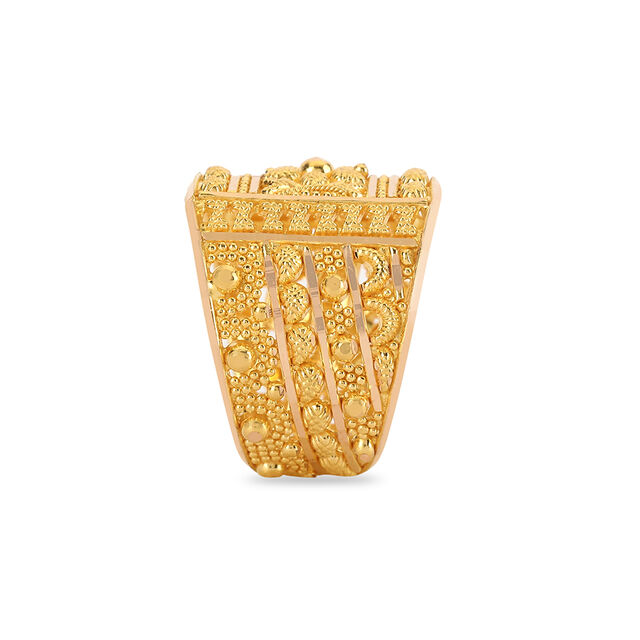 Tanishq 22KT Gold Finger Ring for Women