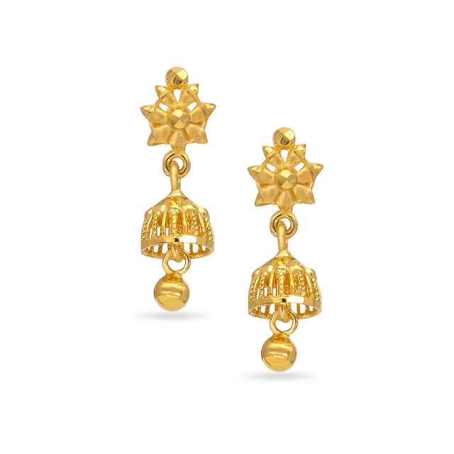 Tanishq Gold Earrings 