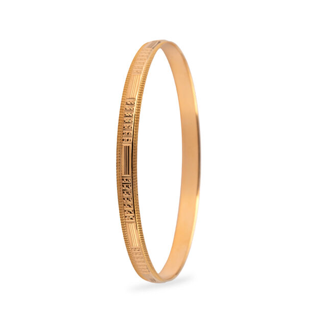 Sleek Geometric Charm Bangle,,hi-res 2