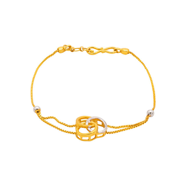 Unique Gold Openwork Bracelet 