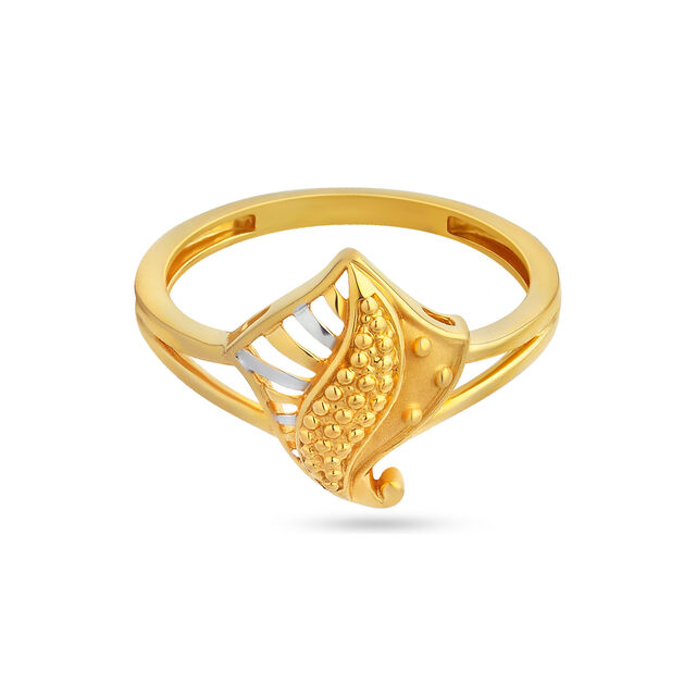 Sleek Spiral Gold Ring 3