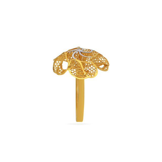 Tanishq 22KT Gold Finger Ring for Women