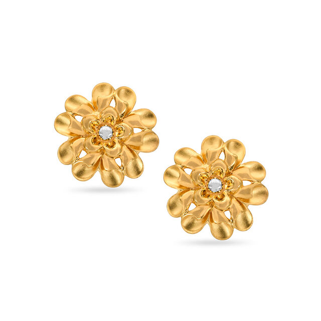 Tanishq Gold Earrings 