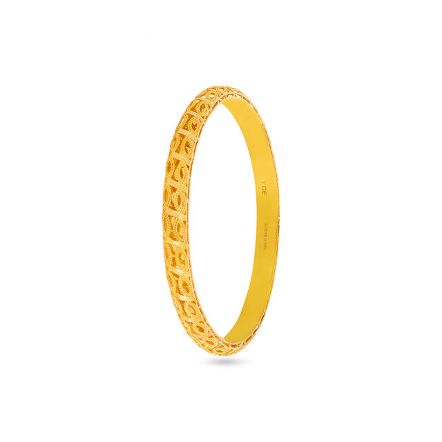 Tanishq 22 KT Gold Bangle for Women 