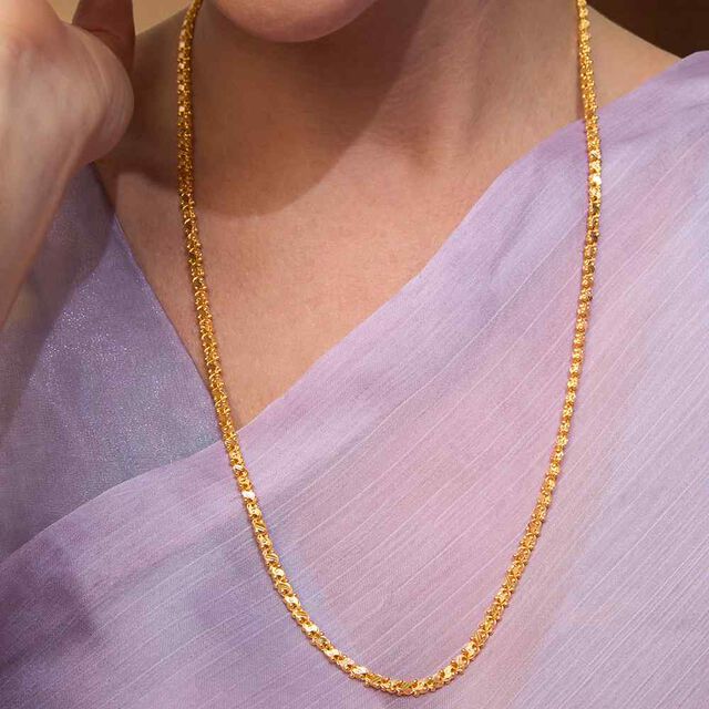 Tanishq 22KT Gold Chain for Women 2