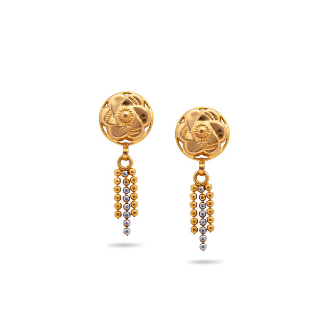 Gilded Blossom Drop Earrings,,hi-res 