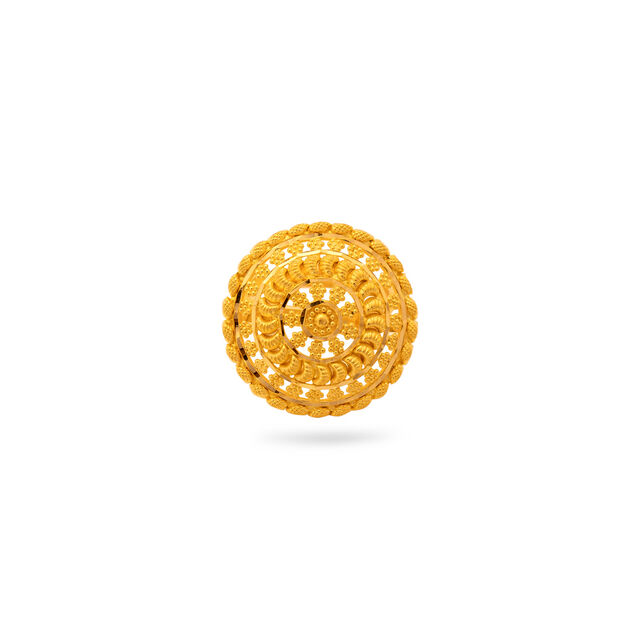 Luminous Sunflower Splendor Ring 