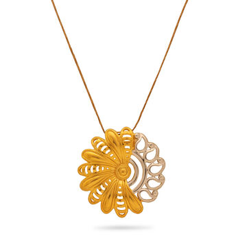 Floral Elegance Medallion Pendant