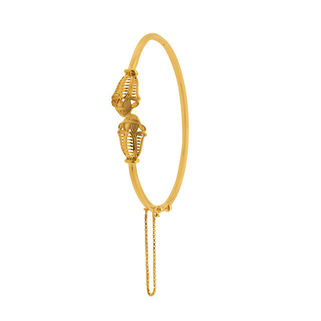 Vintage Filigree Floral Bangle,,hi-res 2