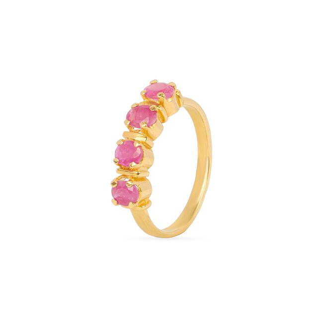 Tanishq 22KT Gold Finger Ring for Women 2