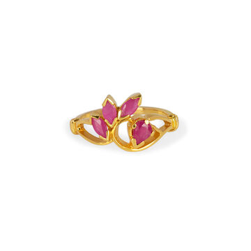 Tanishq 22KT Gold Finger Ring for Women