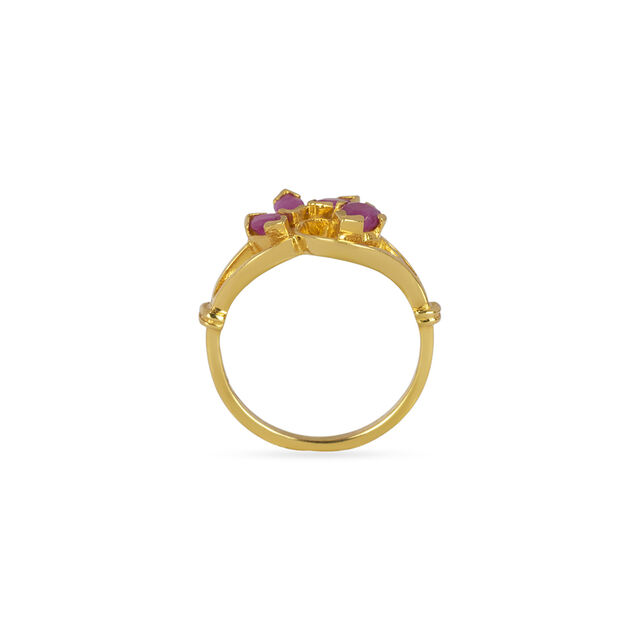 Tanishq 22KT Gold Finger Ring for Women 3