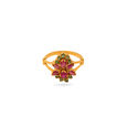 Verdant Floral Embrace Ring,,hi-res 