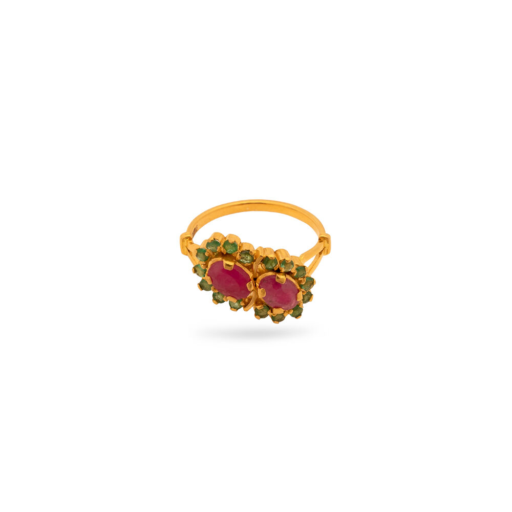 Buy Gemstone Elegance Ring at Best Price Tanishq US