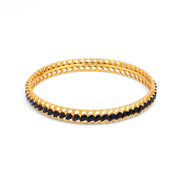 Onyx Teardrop Splendor Bangle