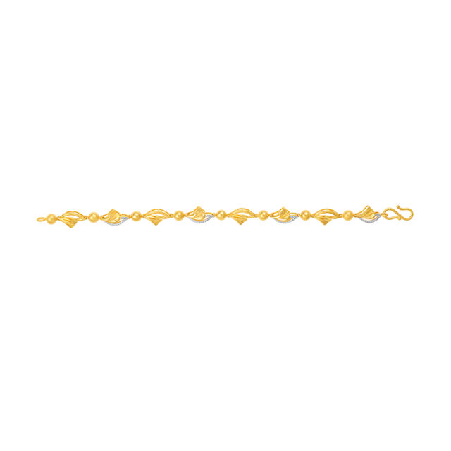 Fluid Gold Elegance Bracelet