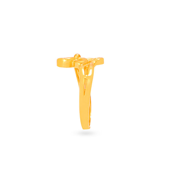 Tanishq 22 Karat Gold Finger Ring for Women 3