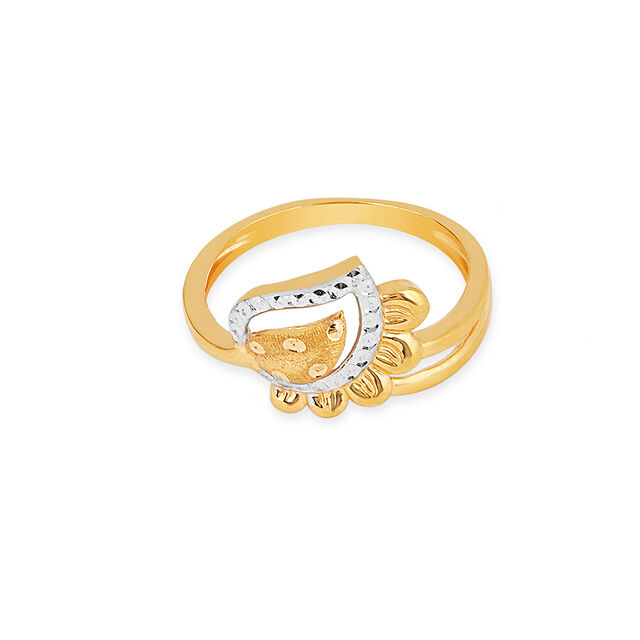 Tanishq 22KT  Gold Finger Ring  for Women 2
