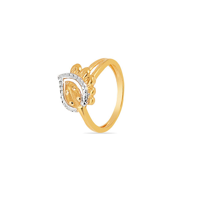 Tanishq 22KT  Gold Finger Ring  for Women 3