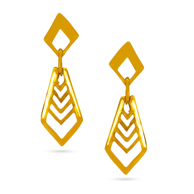 Tanishq 22 KT Gold Earrings for Women 