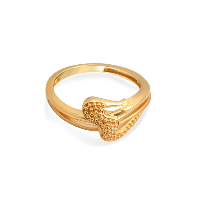 Tanishq 22KT Gold Finger Ring for Women