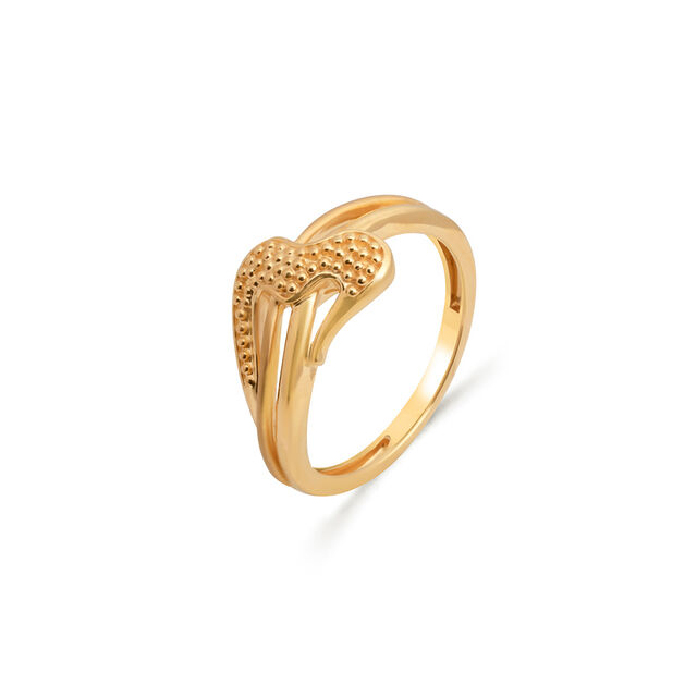 Tanishq 22KT Gold Finger Ring for Women