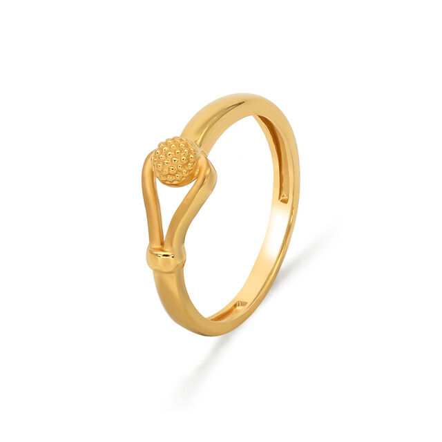 Tanishq 22KT Gold Finger Ring for Women