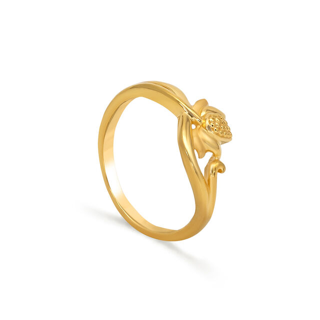 Tanishq 22KT Gold Finger Ring for Women