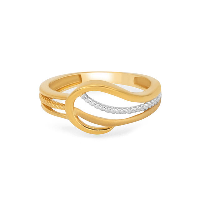 Tanishq 22KT Gold Finger Ring for Women