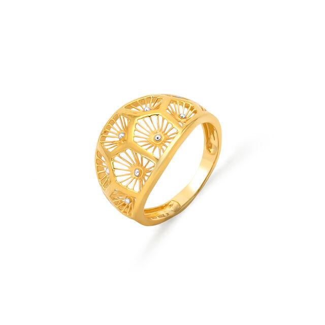 Tanishq 22 Karat Gold Finger Ring for Women