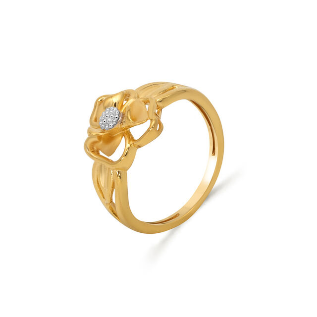 Tanishq 22KT Gold Finger Ring for Women