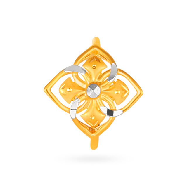 Tanishq 22 KT Gold Finger Ring for Women