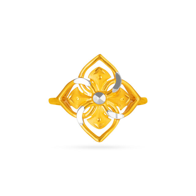 Tanishq 22 KT Gold Finger Ring for Women