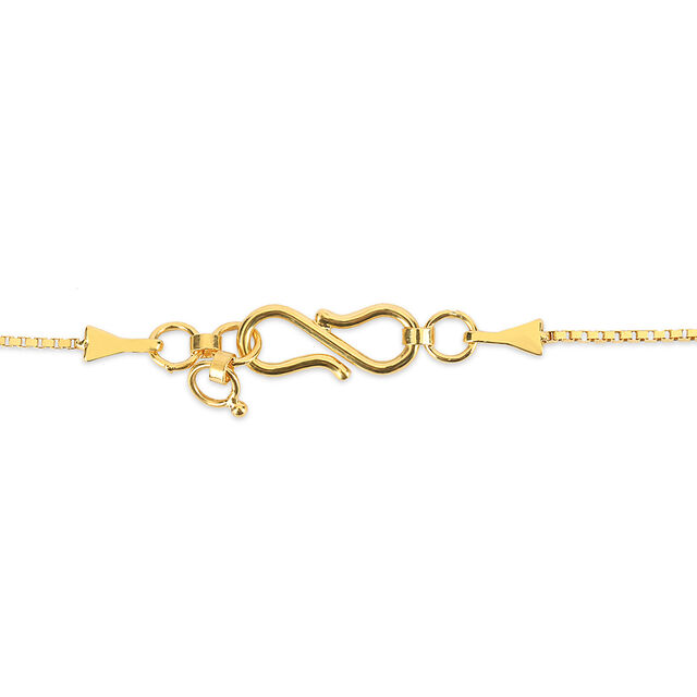 Tanishq 22 Karat Gold Pendant with Chain for Women 4