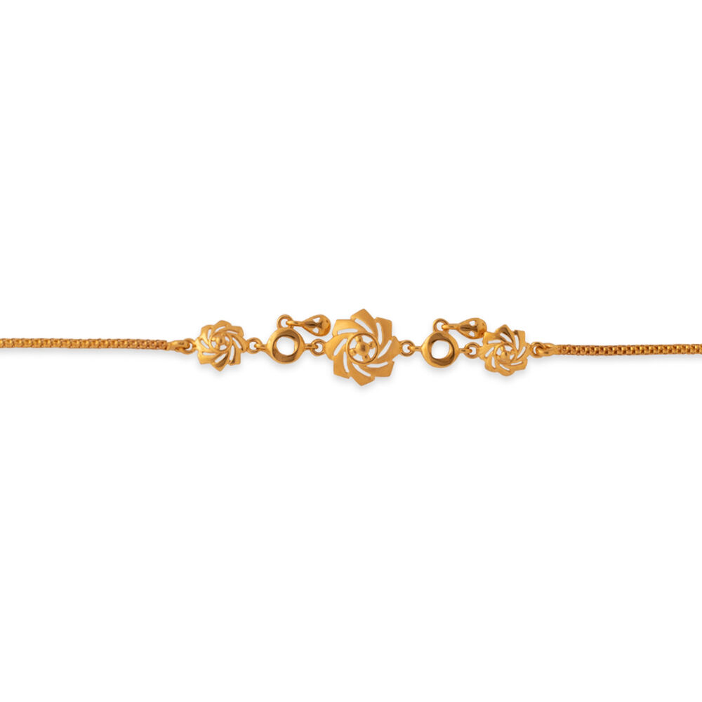 Luminous Floral Rakhi Tanishq Online Store