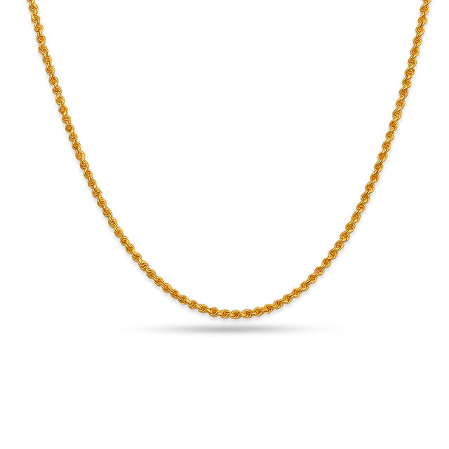 Tanishq 22 Karat Gold Chain for Women 2