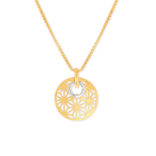 Tanishq 22KT Gold Chain with Pendant for Women 2