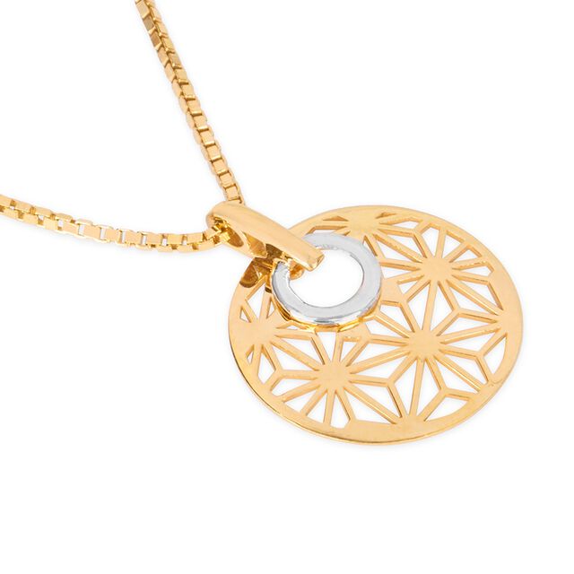 Tanishq 22KT Gold Chain with Pendant for Women 3
