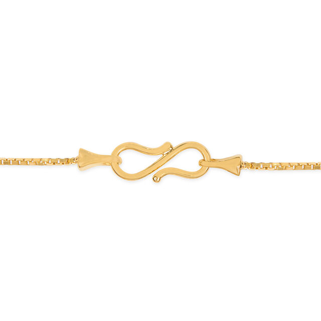 Tanishq 22KT Gold Chain with Pendant for Women 4