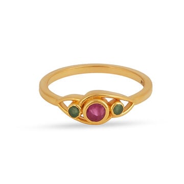 Tanishq 22KT Gold Finger Ring for Women