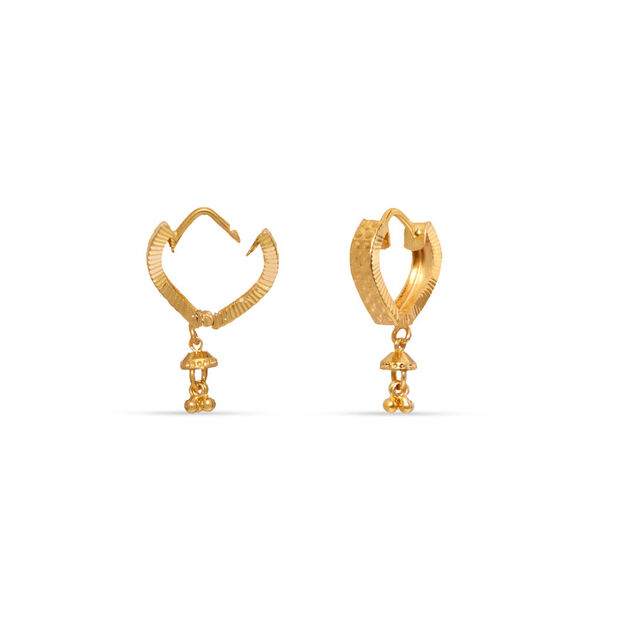 Tanishq 22KT Gold Earrings 2