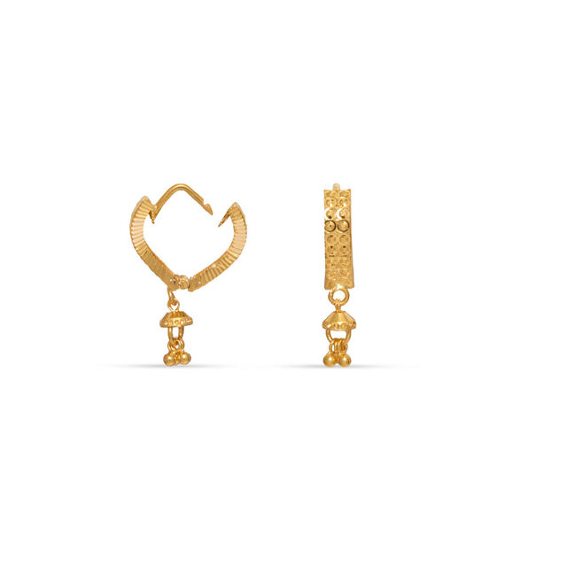 Tanishq 22KT Gold Earrings 3