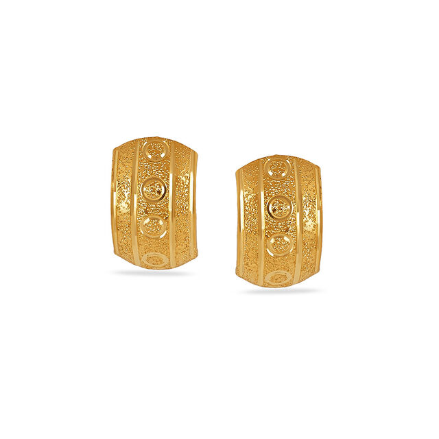 Tanishq 22KT Gold Earrings for Women 